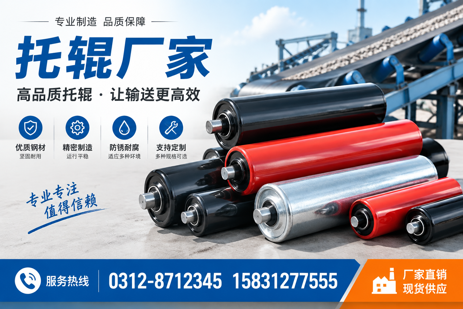 托辊厂家选型指南：避免常见的采购误区