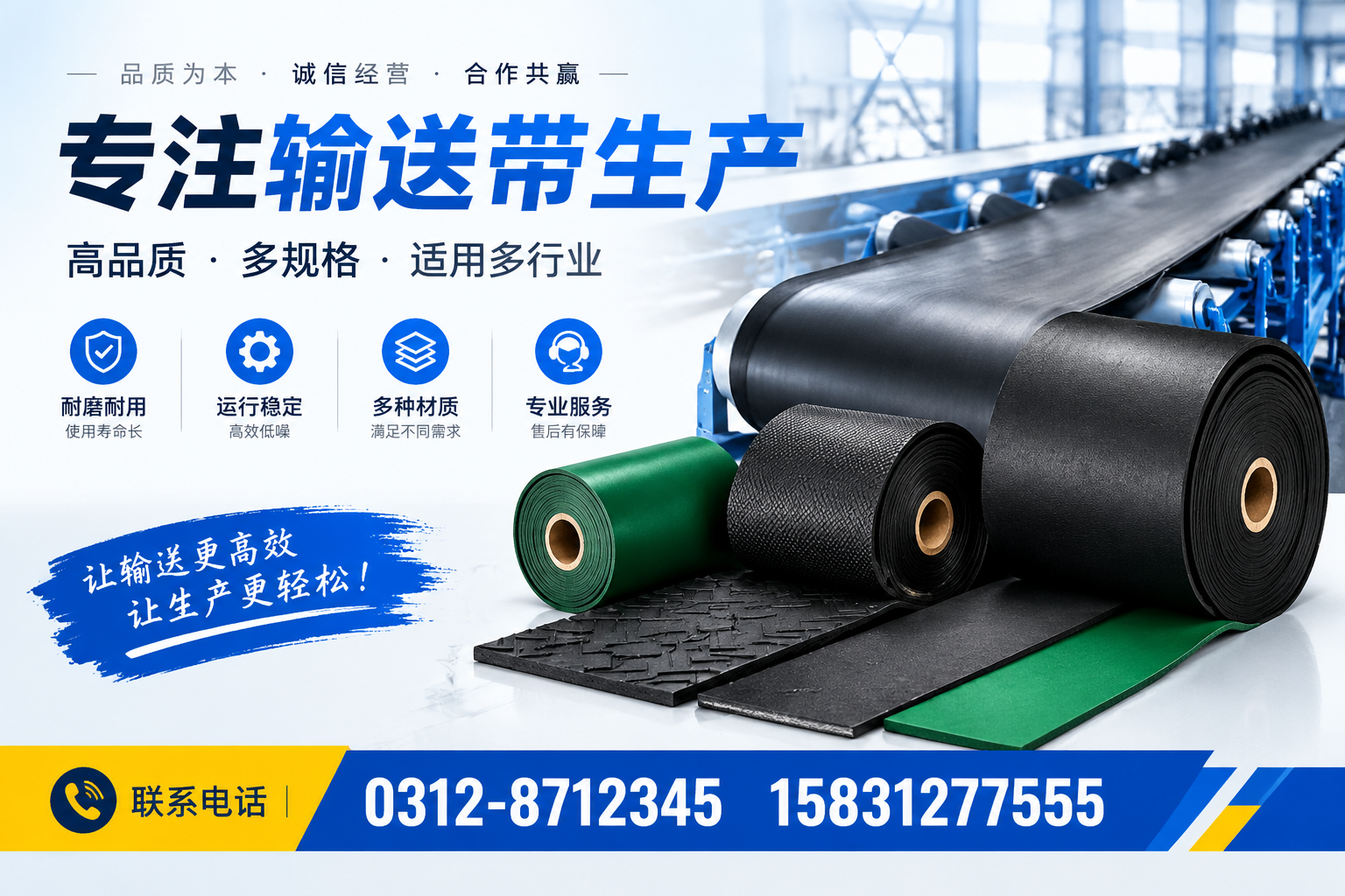 如何选择适合您企业的输送带产品—专注输送带生产指南